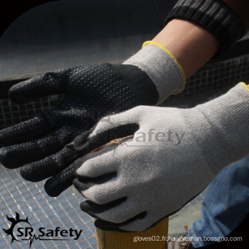 SRSAFETY gants en mousse nitrile en pointillé